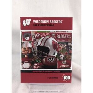 Ohio State Buckeyes 100 Piece Puzzle Bonus Poster Included Sealed OSU Football